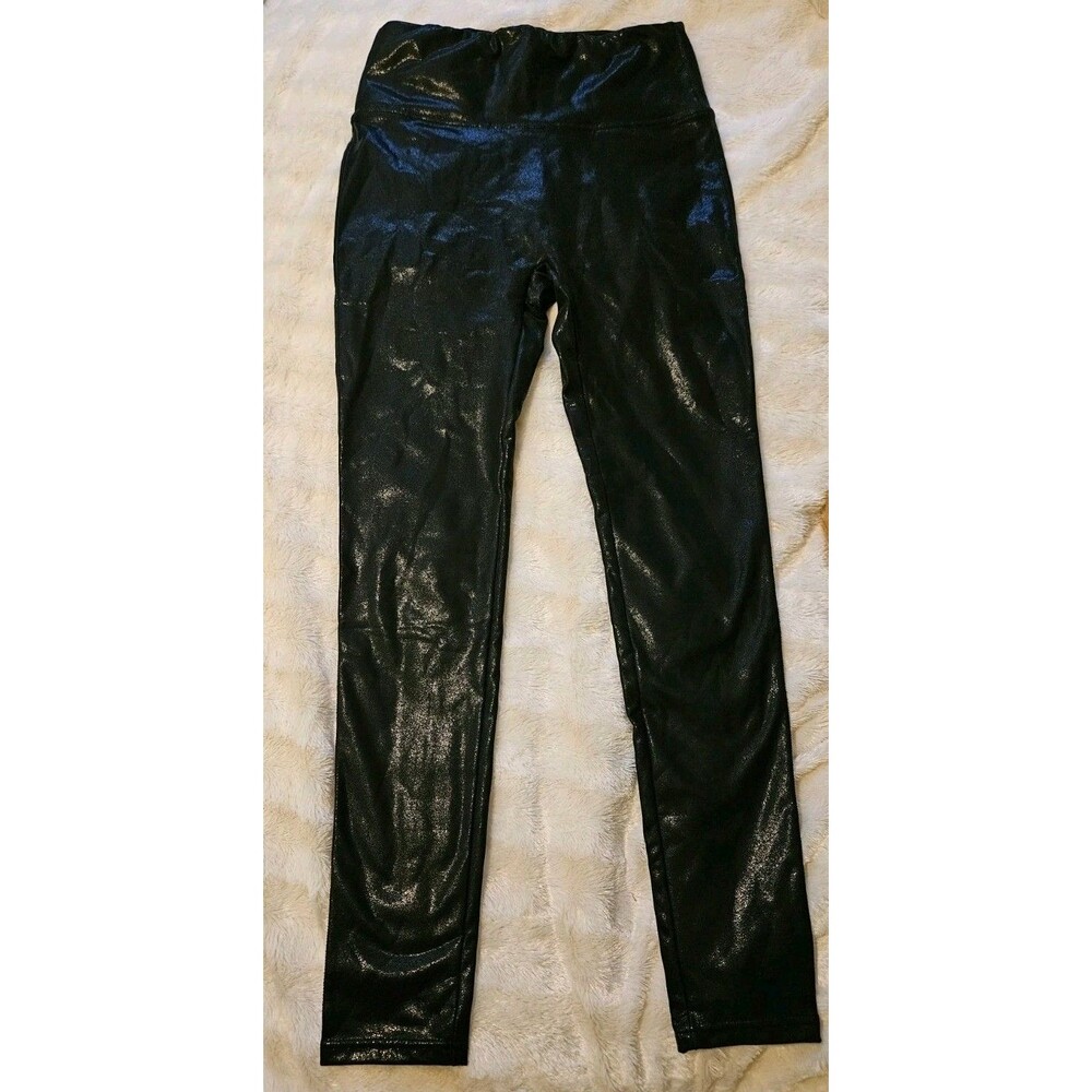 Booty Gal Faux Leather Leggings For Women High Waist Pants Size S